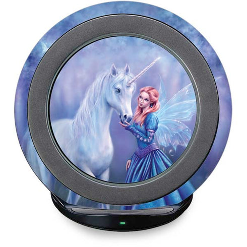 Rhiannon Fairy and Unicorn by Rachel Anderson Fast Charge Wireless Charging Stand Skin
