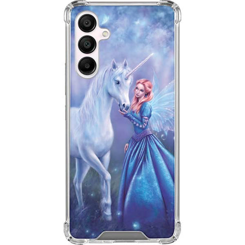 Rhiannon Fairy and Unicorn by Rachel Anderson Galaxy A16 5G Clear Case