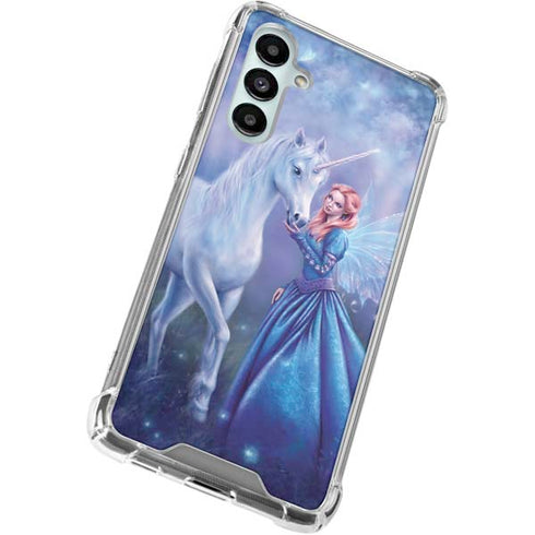 Rhiannon Fairy and Unicorn by Rachel Anderson Galaxy A16 5G Clear Case