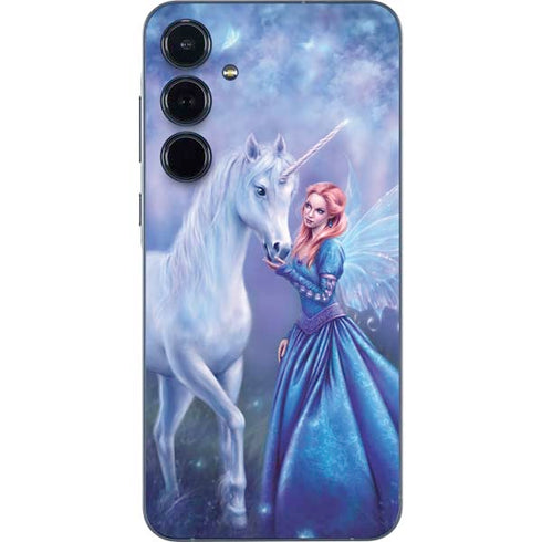 Rhiannon Fairy and Unicorn by Rachel Anderson Galaxy A35 5G Skin