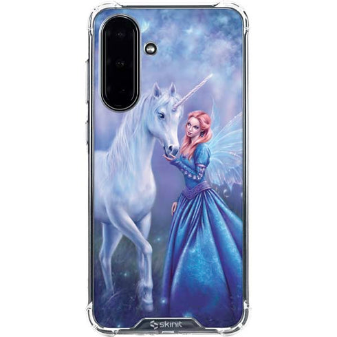 Rhiannon Fairy and Unicorn by Rachel Anderson Galaxy A36 5G Clear Case
