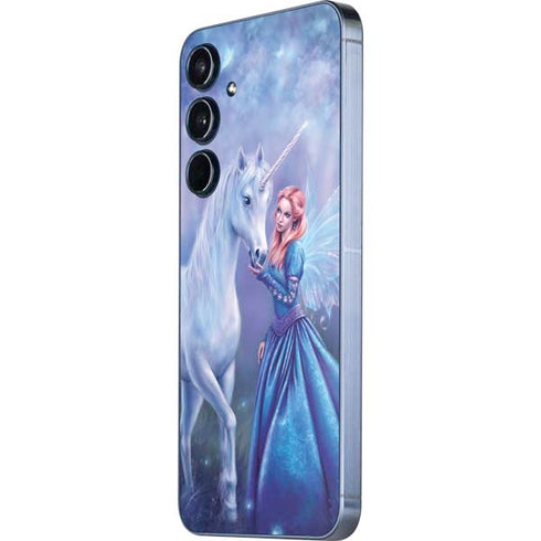 Rhiannon Fairy and Unicorn by Rachel Anderson Galaxy A55 5G Skin