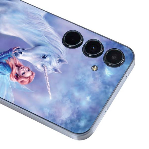 Rhiannon Fairy and Unicorn by Rachel Anderson Galaxy A55 5G Skin