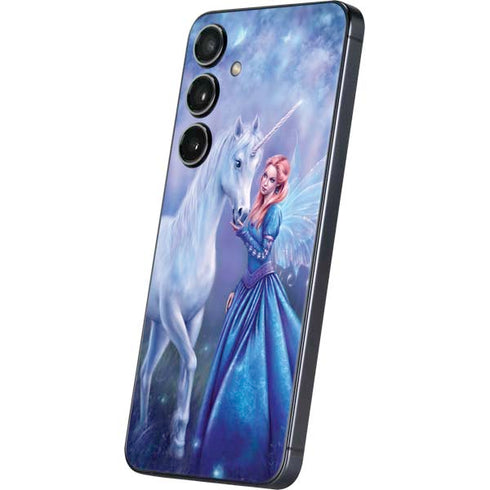 Rhiannon Fairy and Unicorn by Rachel Anderson Galaxy S24 Plus Skin