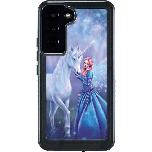 Rhiannon Fairy and Unicorn by Rachel Anderson Galaxy S24 Plus Waterproof Case