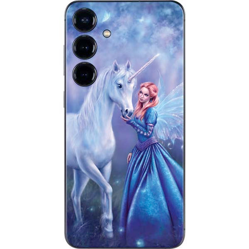 Rhiannon Fairy and Unicorn by Rachel Anderson Galaxy S25 Skin