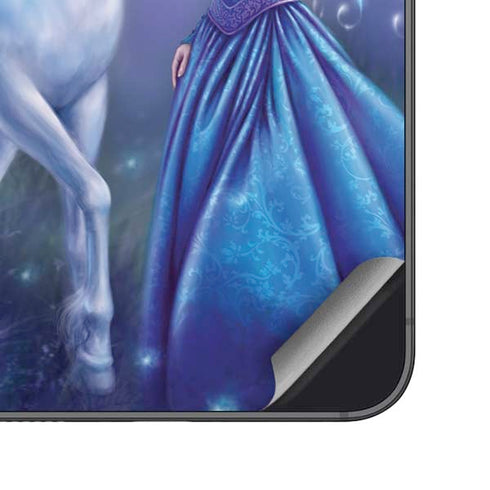 Rhiannon Fairy and Unicorn by Rachel Anderson Galaxy S25 Skin