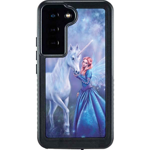 Rhiannon Fairy and Unicorn by Rachel Anderson Galaxy S24 Waterproof Case