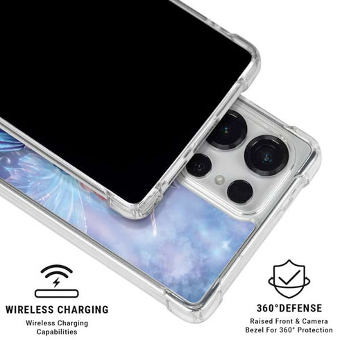 Rhiannon Fairy and Unicorn by Rachel Anderson Galaxy S25 Ultra Clear Case