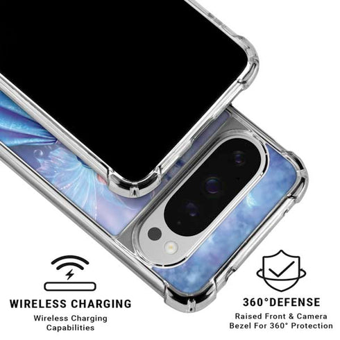 Rhiannon Fairy and Unicorn by Rachel Anderson Google Pixel 10 Pro XL Clear Case