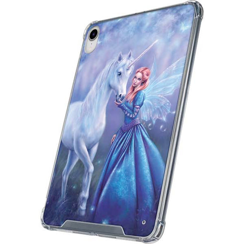 Rhiannon Fairy and Unicorn by Rachel Anderson iPad 11th Gen (2025) Clear Case