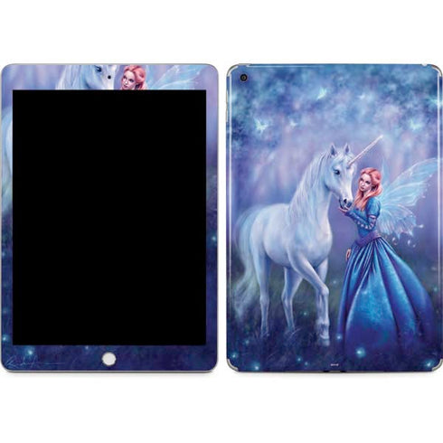Rhiannon Fairy and Unicorn by Rachel Anderson Apple iPad Skin