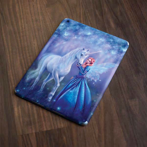 Rhiannon Fairy and Unicorn by Rachel Anderson Apple iPad Skin