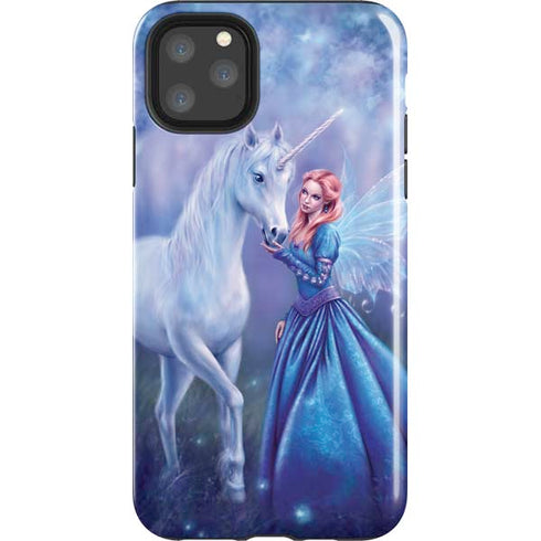 Rhiannon Fairy and Unicorn by Rachel Anderson iPhone Cases