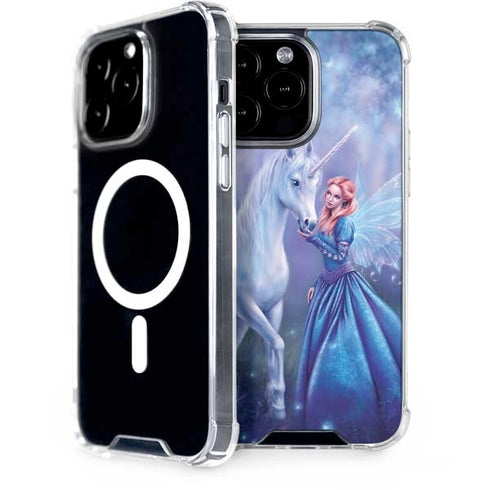Rhiannon Fairy and Unicorn by Rachel Anderson iPhone Cases