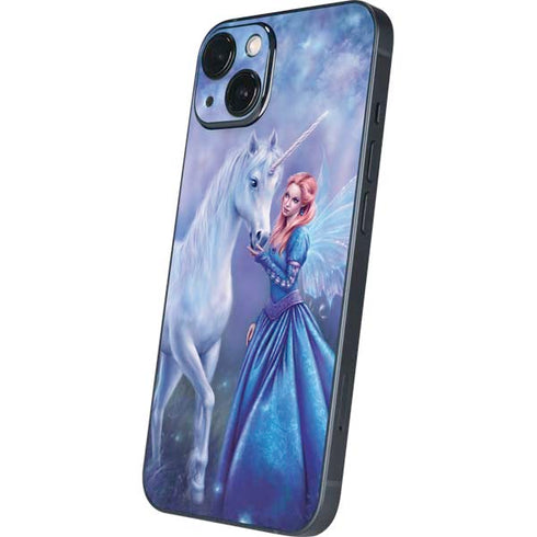 Rhiannon Fairy and Unicorn by Rachel Anderson iPhone 15 Skin