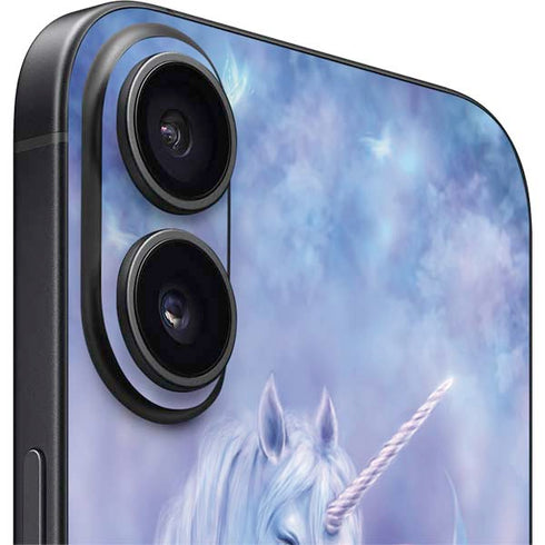 Rhiannon Fairy and Unicorn by Rachel Anderson iPhone 16 Plus Skin