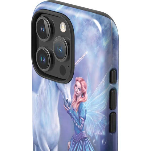 Rhiannon Fairy and Unicorn by Rachel Anderson iPhone 16 Pro Impact Case