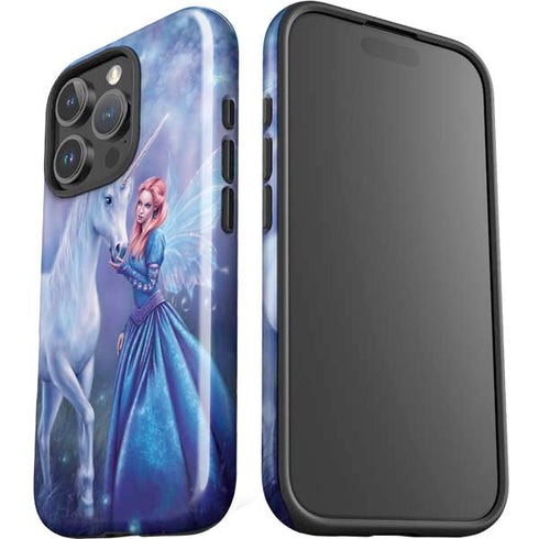 Rhiannon Fairy and Unicorn by Rachel Anderson iPhone 16 Pro Impact Case