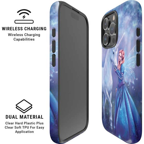Rhiannon Fairy and Unicorn by Rachel Anderson iPhone 16 Pro Magsafe Impact Case