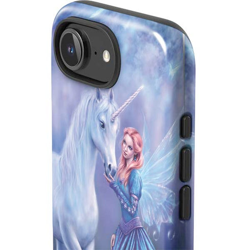 Rhiannon Fairy and Unicorn by Rachel Anderson iPhone 16e Impact Case