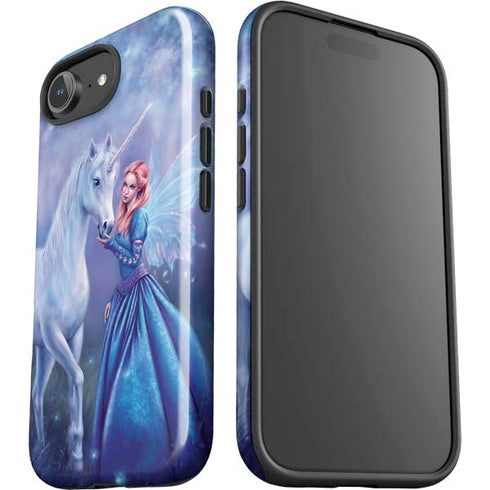 Rhiannon Fairy and Unicorn by Rachel Anderson iPhone 16e Impact Case