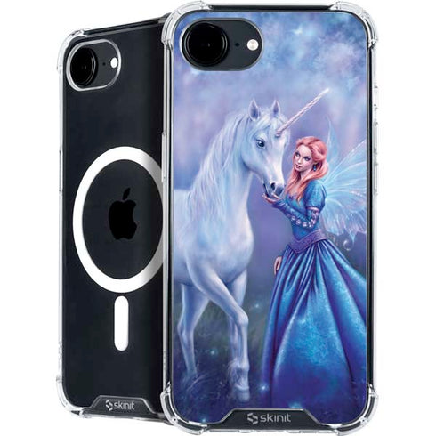 Rhiannon Fairy and Unicorn by Rachel Anderson iPhone 16e MagSafe Case