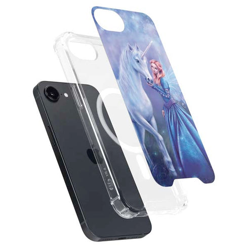 Rhiannon Fairy and Unicorn by Rachel Anderson iPhone 16e MagSafe Case