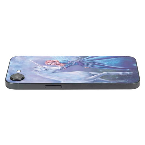 Rhiannon Fairy and Unicorn by Rachel Anderson iPhone 16e Skin