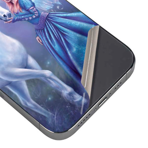 Rhiannon Fairy and Unicorn by Rachel Anderson iPhone 16e Skin