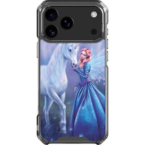 Rhiannon Fairy and Unicorn by Rachel Anderson iPhone 18 Pro Max Clear Case