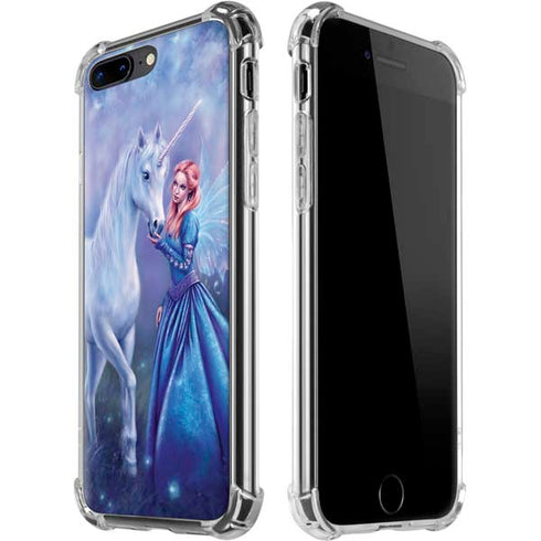 Rhiannon Fairy and Unicorn by Rachel Anderson iPhone Cases