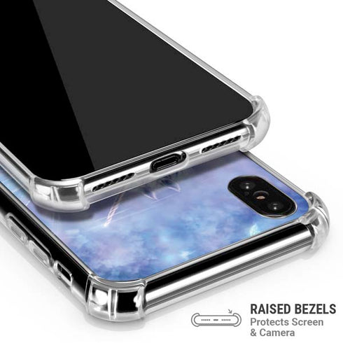 Rhiannon Fairy and Unicorn by Rachel Anderson iPhone X/XS Clear Case