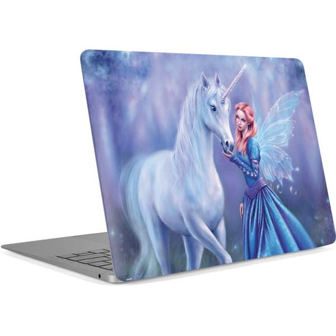 Rhiannon Fairy and Unicorn by Rachel Anderson Apple MacBook Air Skin