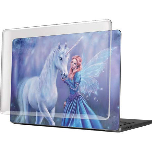 Rhiannon Fairy and Unicorn by Rachel Anderson MacBook Pro 14in (2021-24) Case plus Skin