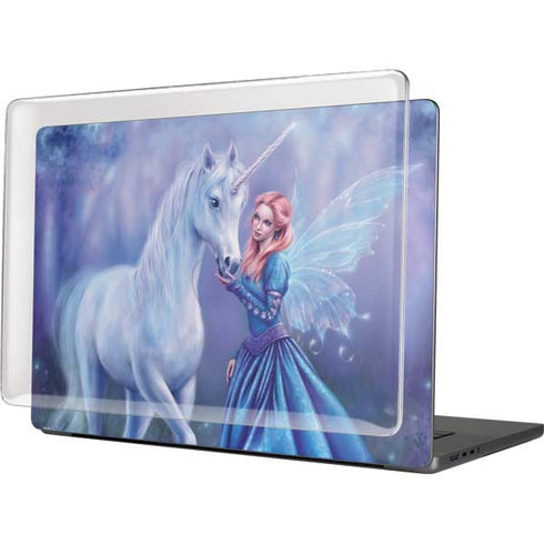 Rhiannon Fairy and Unicorn by Rachel Anderson MacBook Cases