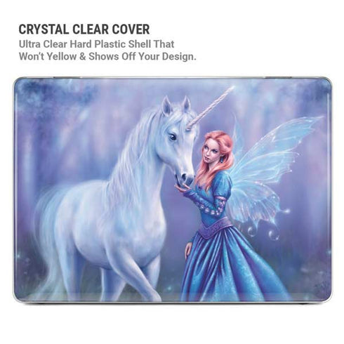 Rhiannon Fairy and Unicorn by Rachel Anderson MacBook Cases