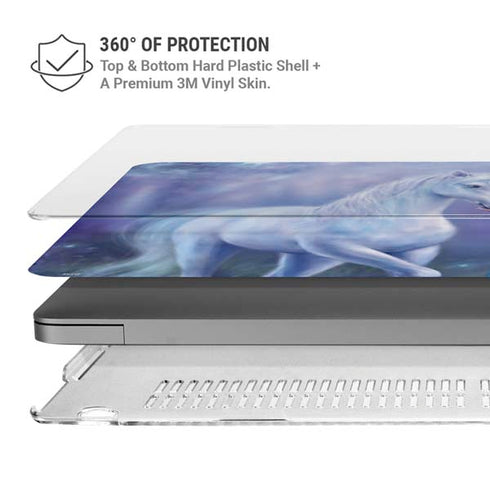 Rhiannon Fairy and Unicorn by Rachel Anderson MacBook Cases