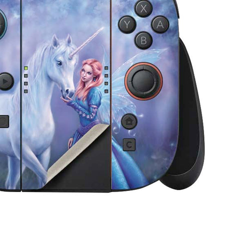 Rhiannon Fairy and Unicorn by Rachel Anderson Nintendo Switch 2 (2025) Joy-Con Controller Skin