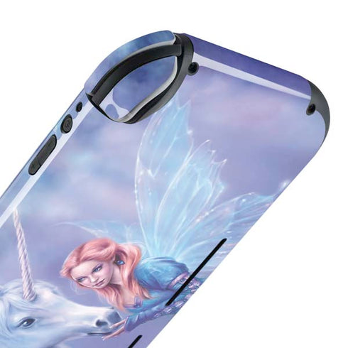 Rhiannon Fairy and Unicorn by Rachel Anderson Nintendo Switch Lite Skin