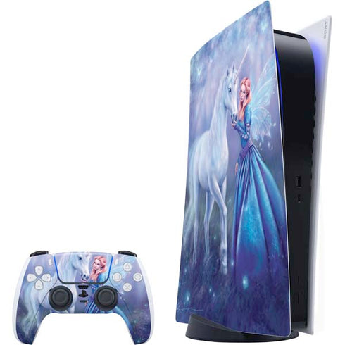 Rhiannon Fairy and Unicorn by Rachel Anderson PlayStation PS5 Skins