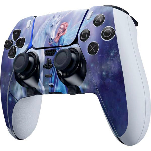 Rachel Anderson Rhiannon Fairy and Unicorn PS5 DualSense Edge Pro Controller Skin