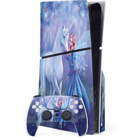 Rhiannon Fairy and Unicorn by Rachel Anderson PlayStation PS5 Skins