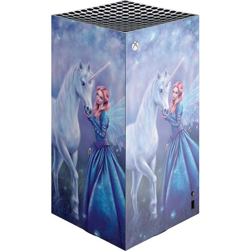 Rhiannon Fairy and Unicorn by Rachel Anderson XBox Series X Digital Edition Console Skin