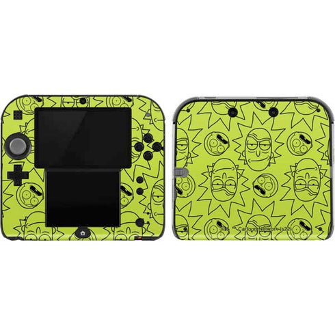 Adult Swim Rick and Morty Rick and Morty All Over Print Nintendo Skins