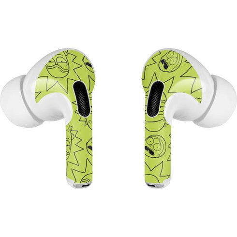 Adult Swim Rick and Morty Rick and Morty All Over Print Apple AirPods Pro Skin