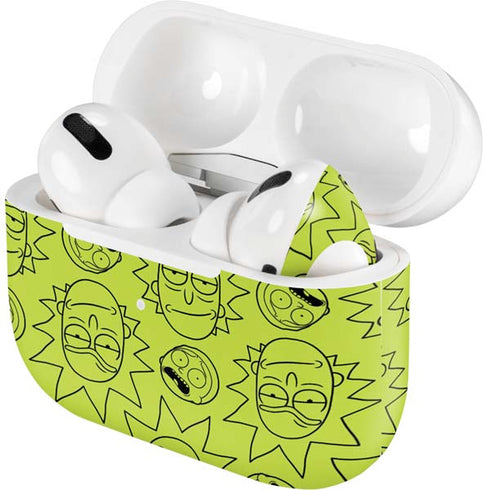 Adult Swim Rick and Morty Rick and Morty All Over Print Apple AirPods Pro Skin