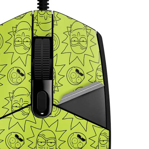 Adult Swim Rick and Morty Rick and Morty All Over Print G203 Prodigy RGB Wired Gaming Mouse Skin