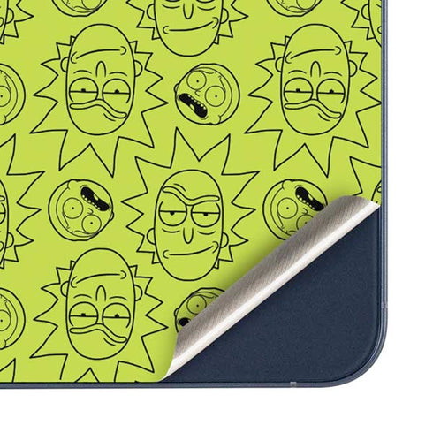 Adult Swim Rick and Morty Rick and Morty All Over Print Galaxy A36 5G Skin