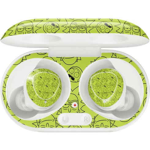 Adult Swim Rick and Morty Rick and Morty All Over Print Galaxy Buds Plus Skin